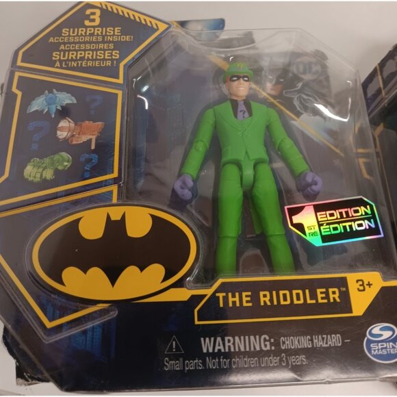 DC 1ST EDITION CATWOMAN - BATMAN- ROBIN-& THE RIDDLER ACTION FIGURES - Picture 6 of 7